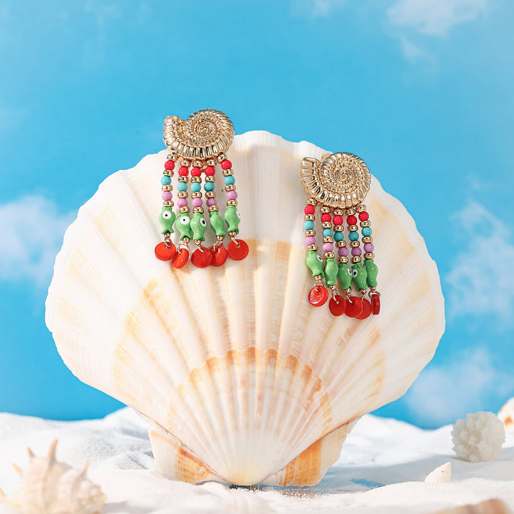 Gold Drop Earrings