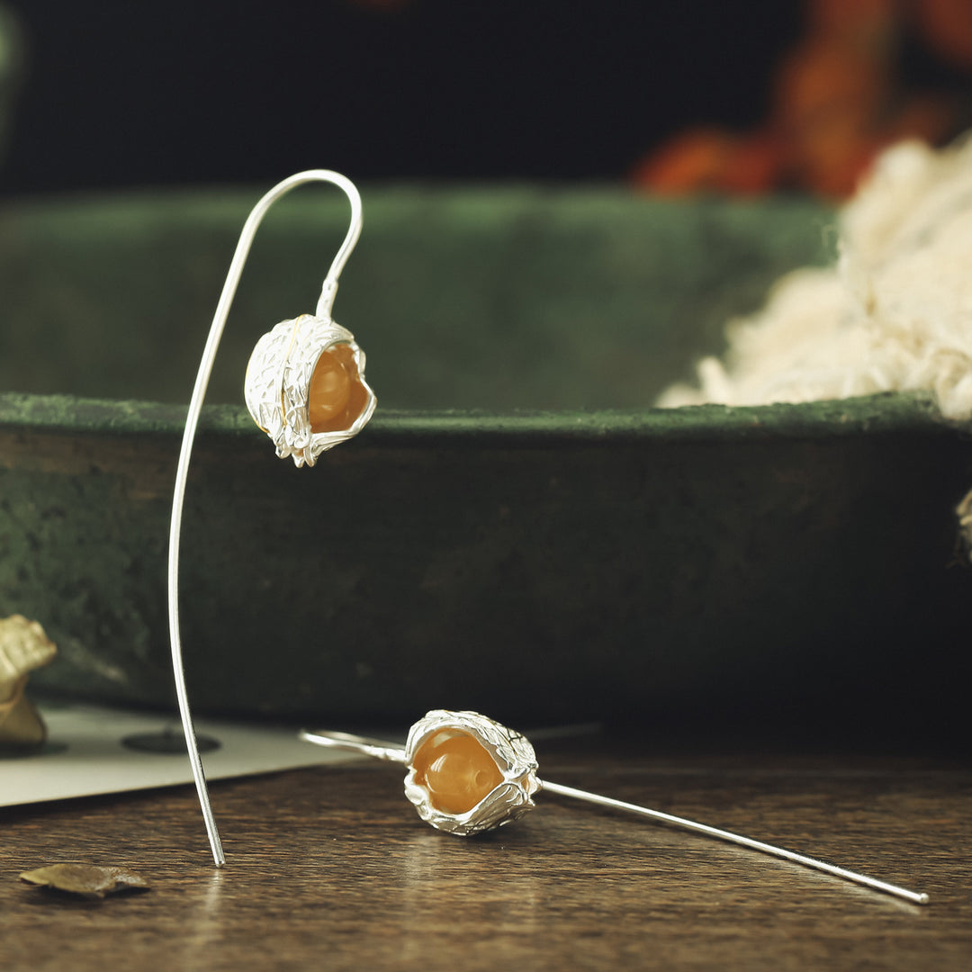 Selenichast Physalis Hook Earrings