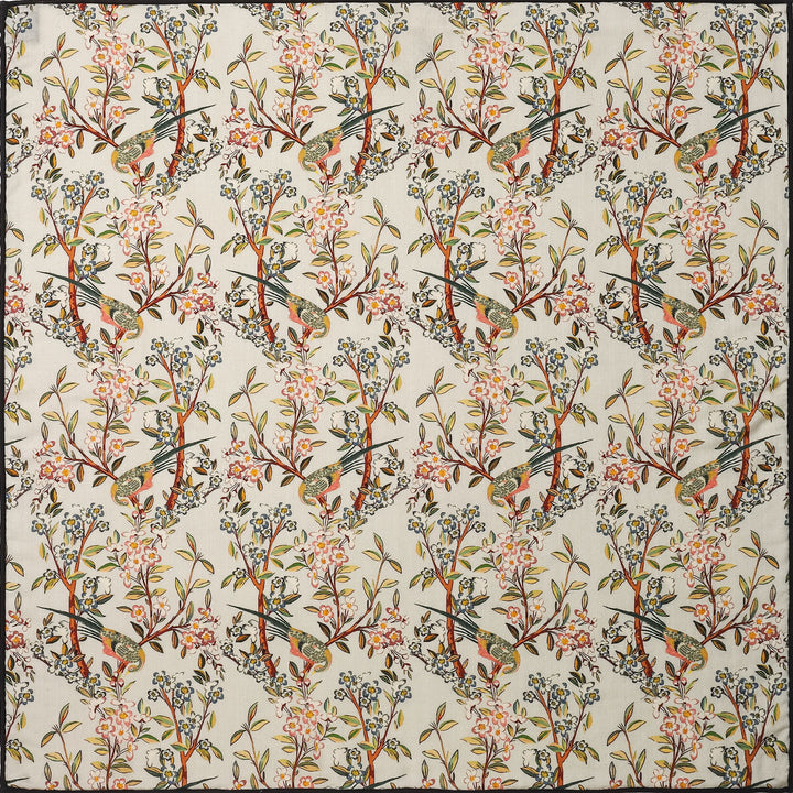 Selenichast Parrot & Flower Pattern Cashmere Scarf