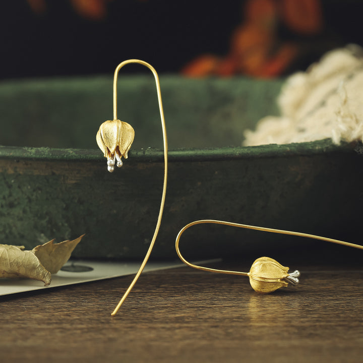 Tulip Hook Earrings Mother's Day Jewelry Gift