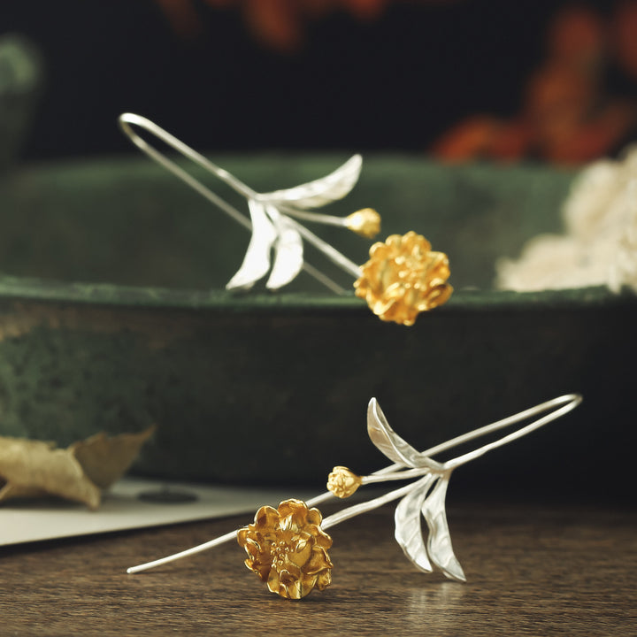 Selenichast Sakura Hook Earrings