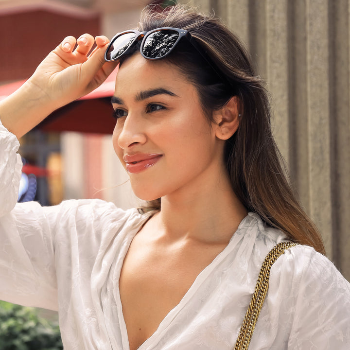 Tortoiseshell Folding Fashion Sunglasses