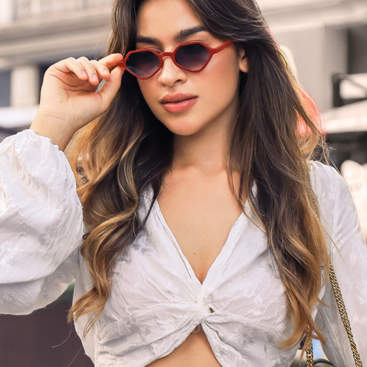 PC Polygonal Sunglasses