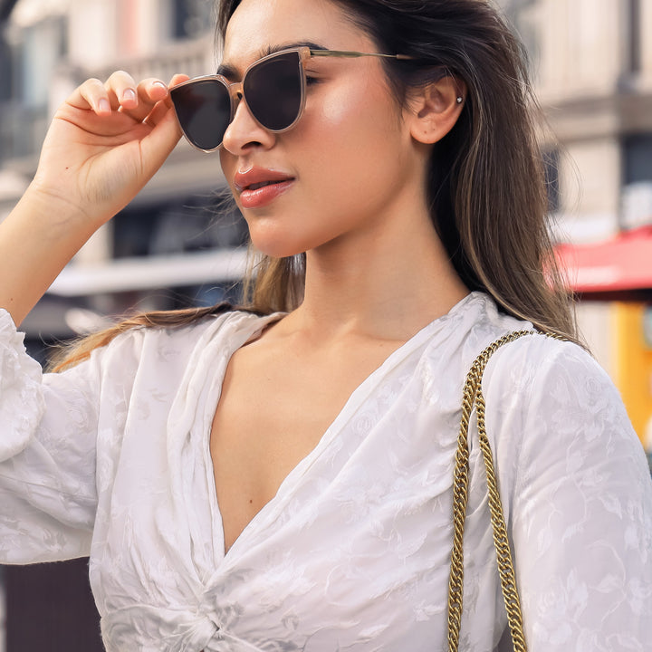 Brown Fashion UV Protection Sunglasses