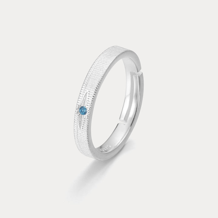 Selenichast Starry Sky Blue Ring