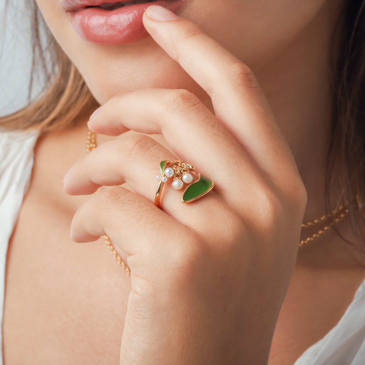Lily Of The Valley Open Ring