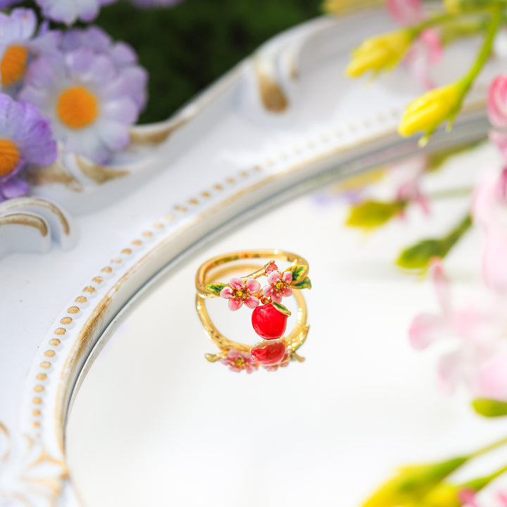 Apple and Flower Ring