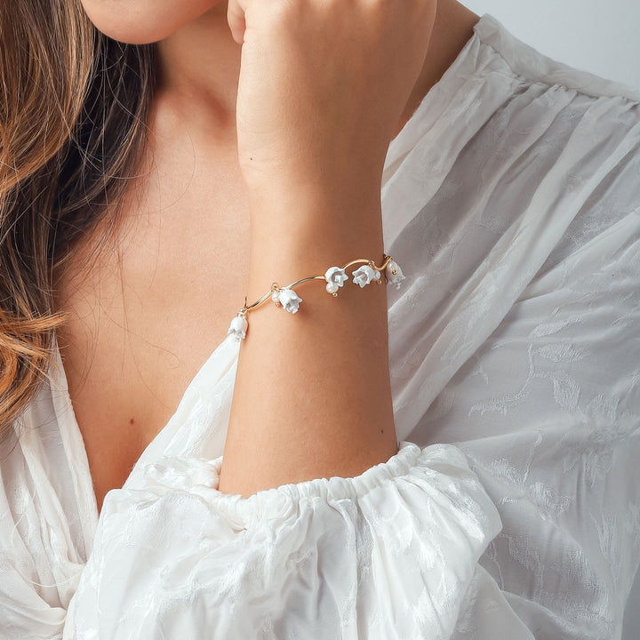 Lily Of The Valley Diamond Bracelet