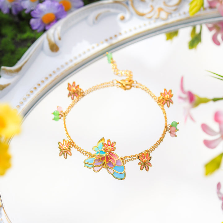 Enamel Charm Bracelet