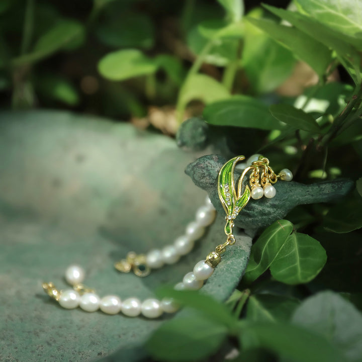 Lily Of The Valley Pearl Bracelet for Women