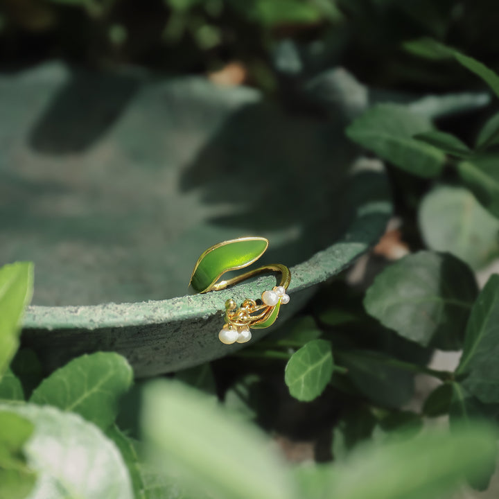 lily of the valley flower ring