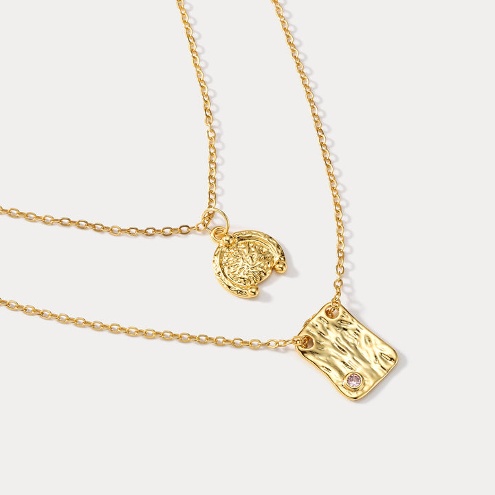 Rectangle Pendant Necklace