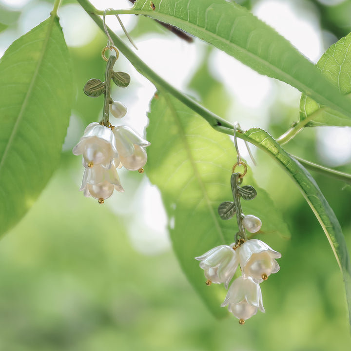 Lily Of The Valley Nature Earrings