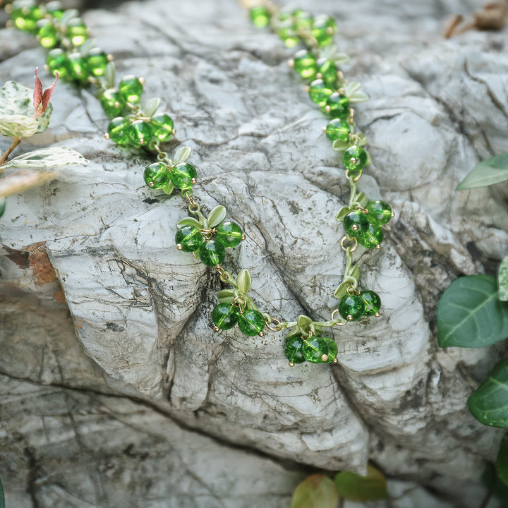 Wild Berry Agate Necklace