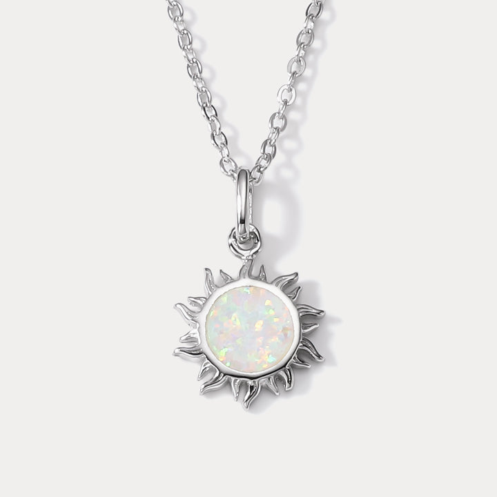 Selenichast Silver Sun Necklace