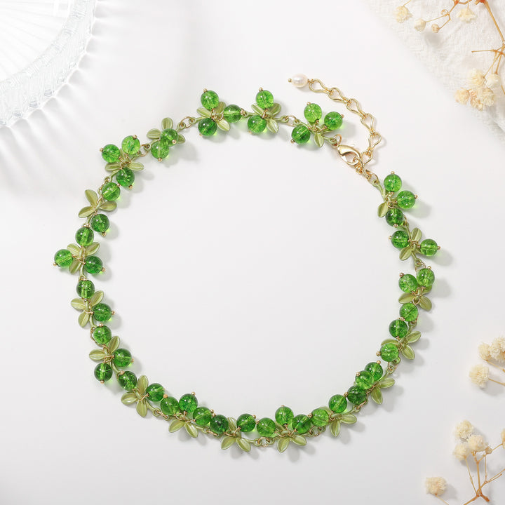 Wild Berry Gold Necklace