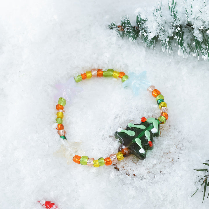Christmas Joy Tree Starfish Candy Bracelet