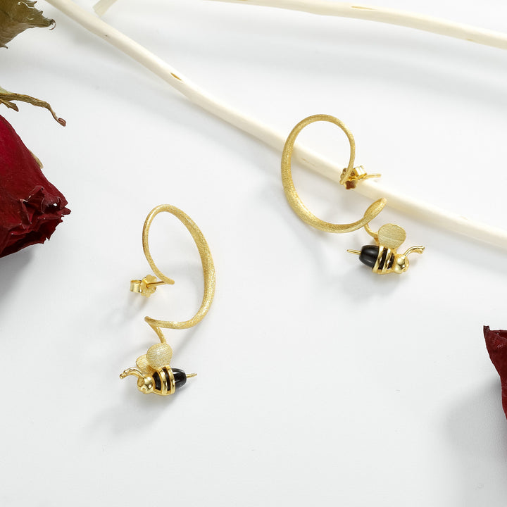 Honey Bee Earrings