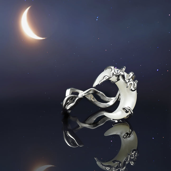 Frost Moon Open Ring
