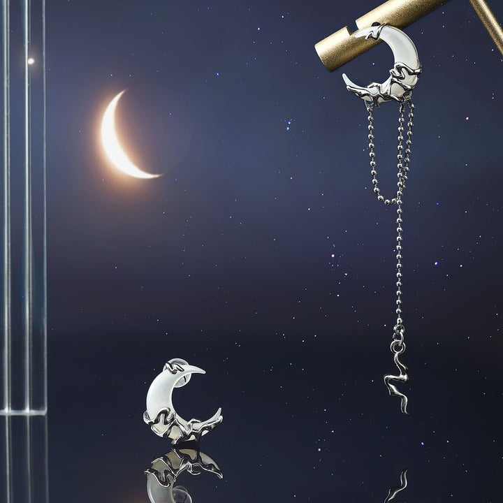 Frost Moon Mother of Pearl Earrings