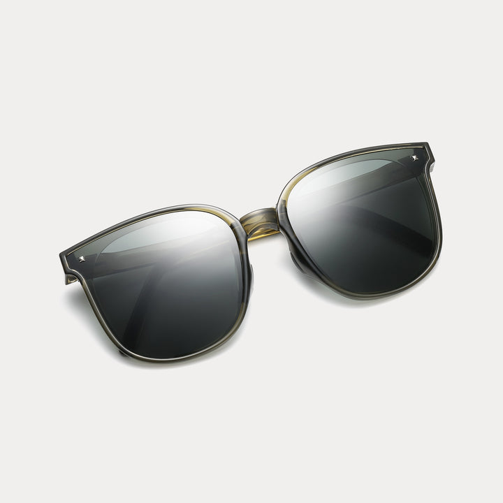 Dark Green Folding Sunglasses for Driving