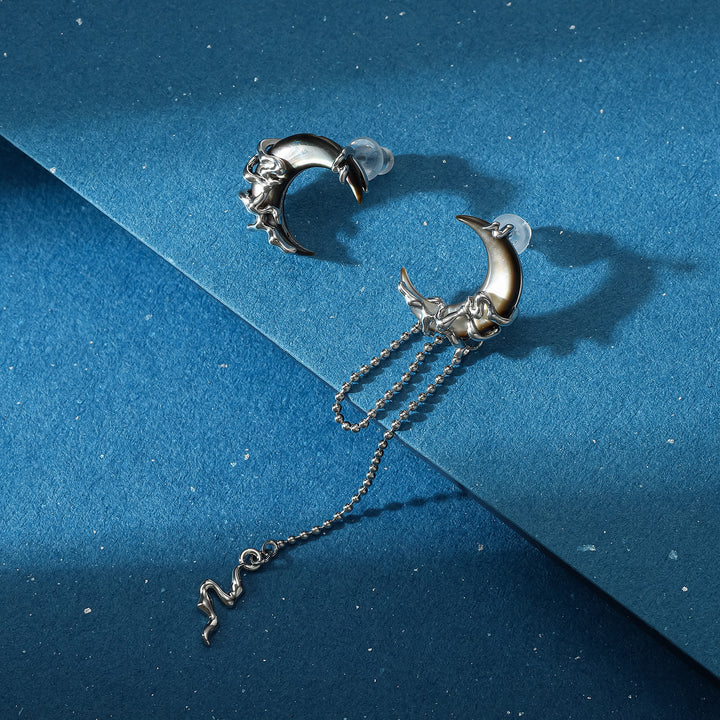 Lunar Tide Mismatch Earrings