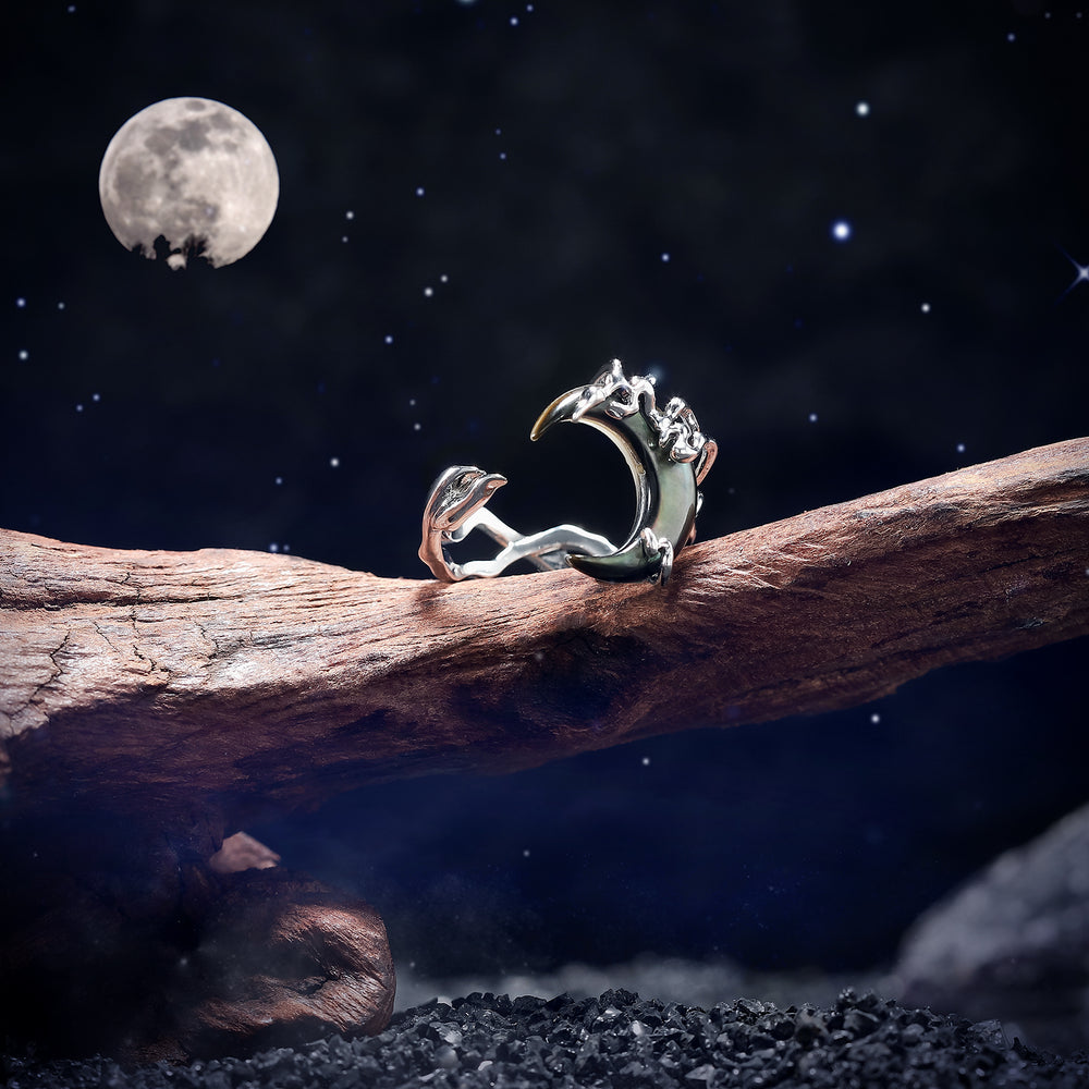 Lunar Tide Mother of Pearl Ring