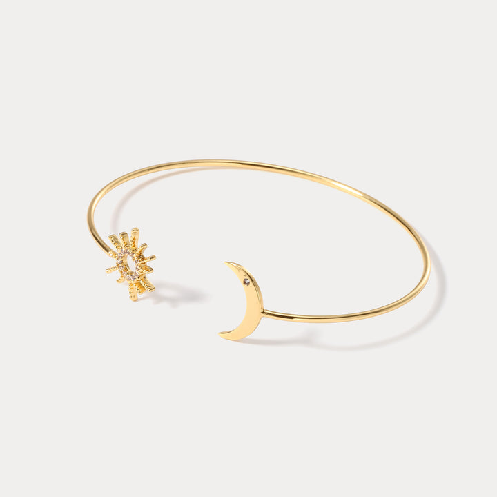 Star Moon Myth Gold Bangle