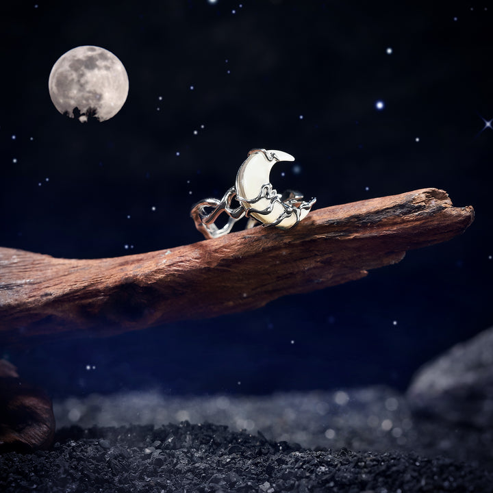 Frost Moon Platinum Ring