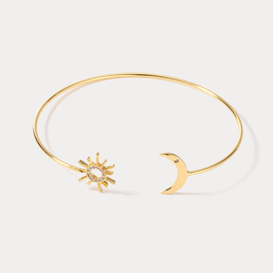 Selenichast Star Moon Myth Bangle