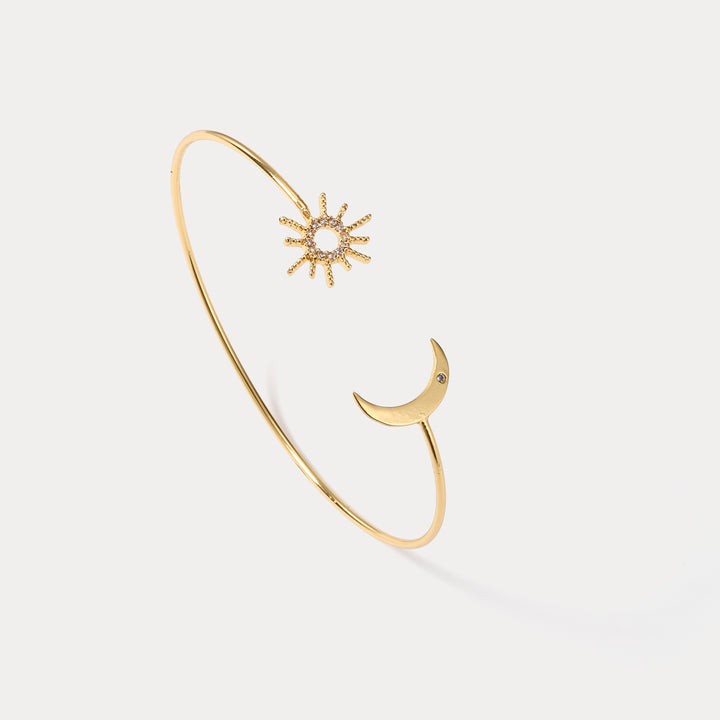 Star Moon Myth Open Bangle