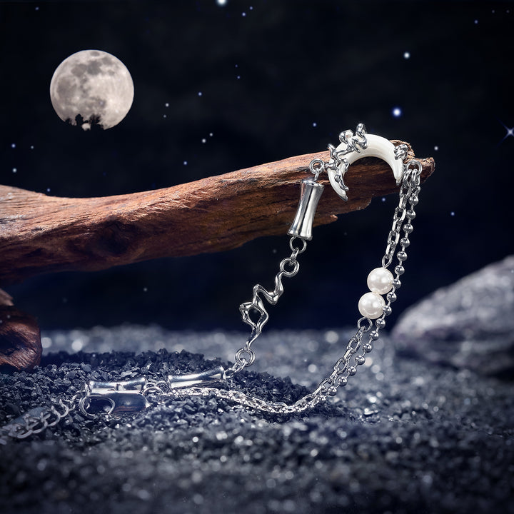 Frost Moon Mother of Pearl Bracelet