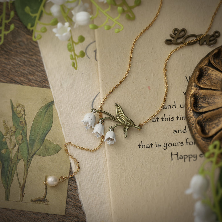 Lily Of The Valley Gold Necklace