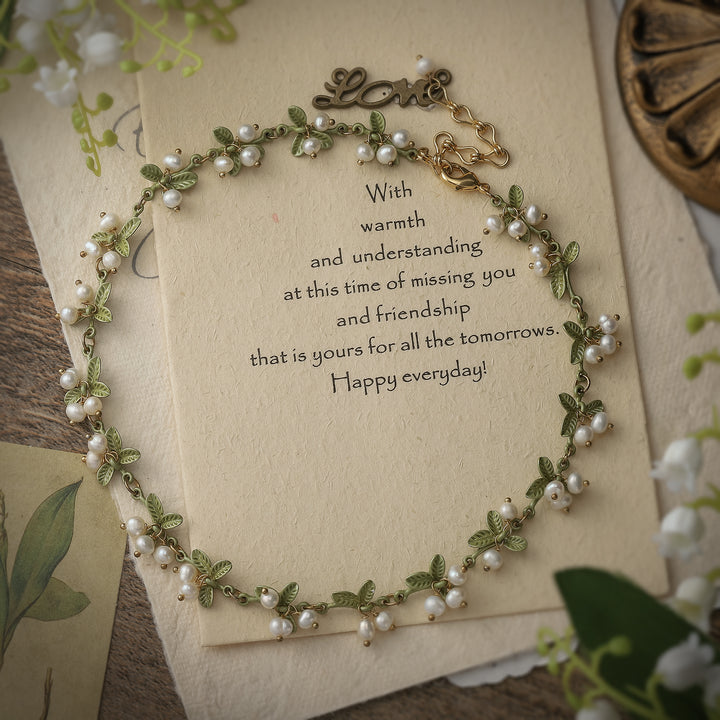 Lily Of The Valley Nature Necklace