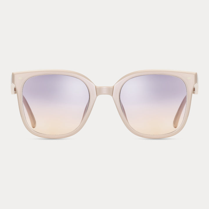 White Folding Wayfarer Sunglasses
