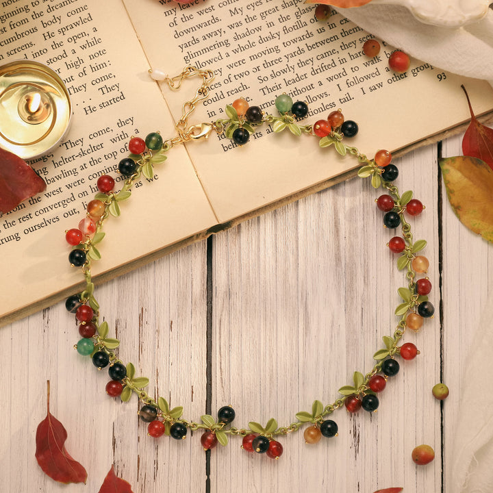 Multi Color Berry Necklace