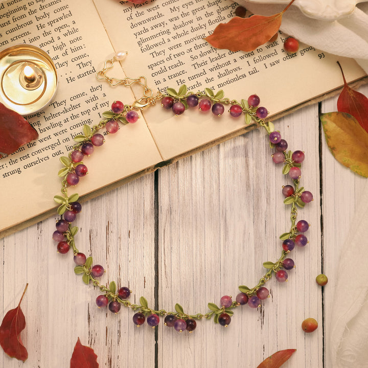 Berry Gold Necklace