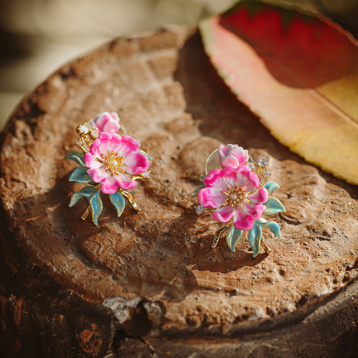 Peony Leaves Earrings