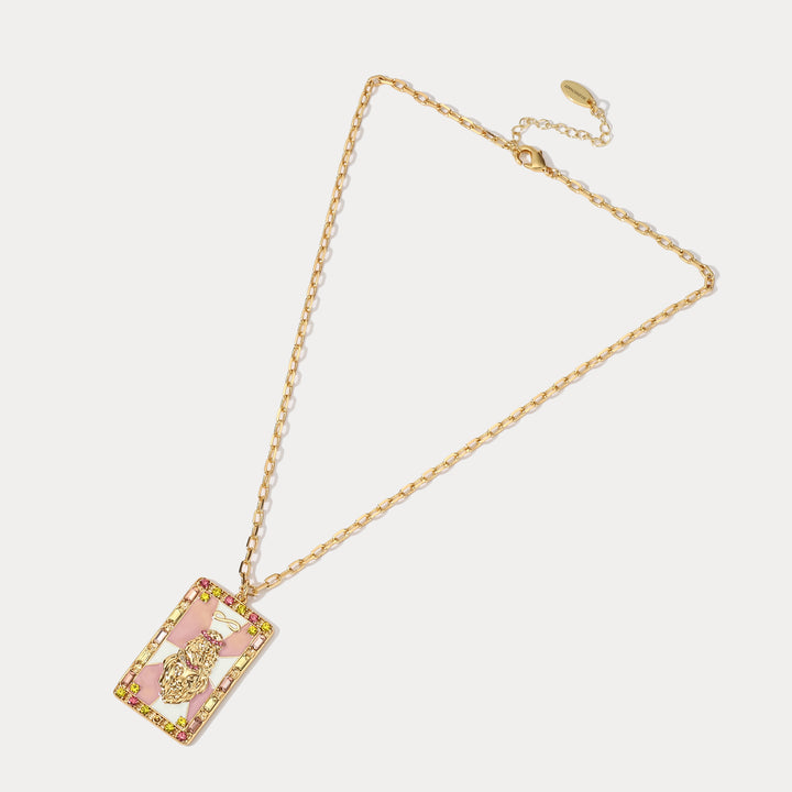 The Magician Tarot Necklace Spiritual Gift For Girls