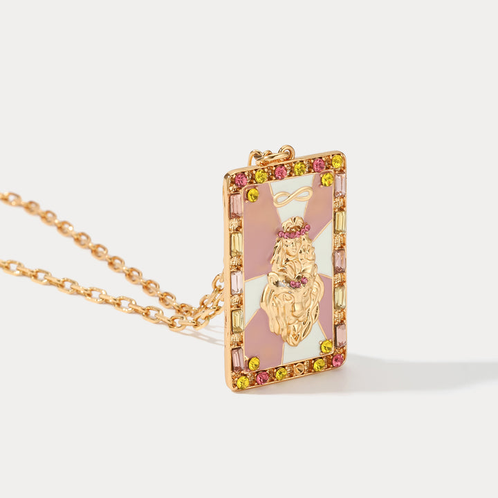 The Magician Tarot Enamel Necklace