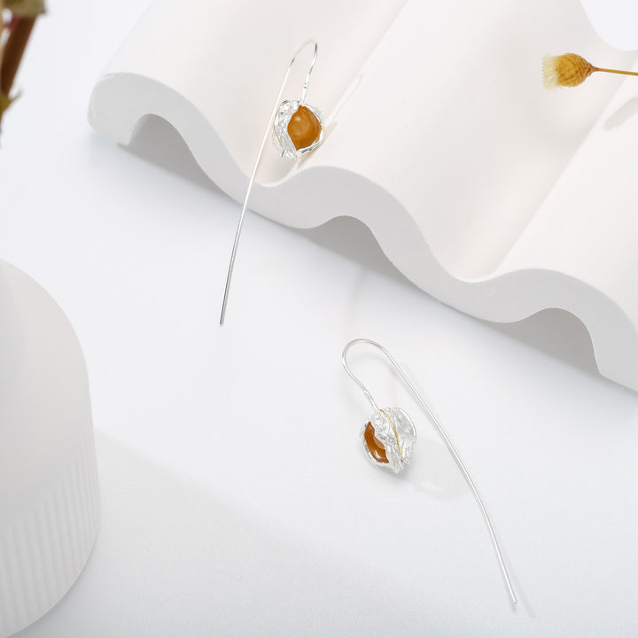 Physalis Hook Nature Earrings