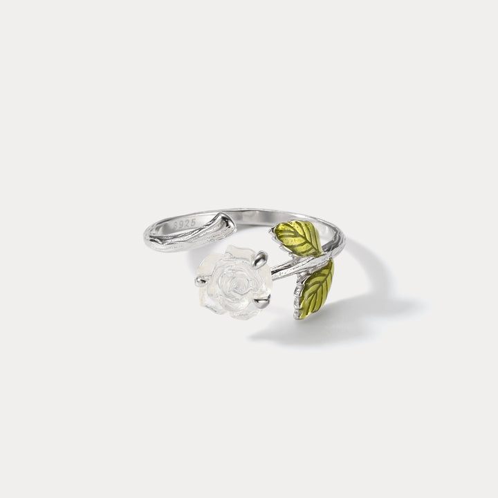 Iridescent Rose Natural Ring