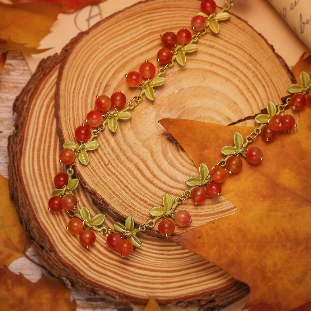 Enamel Berry Necklace