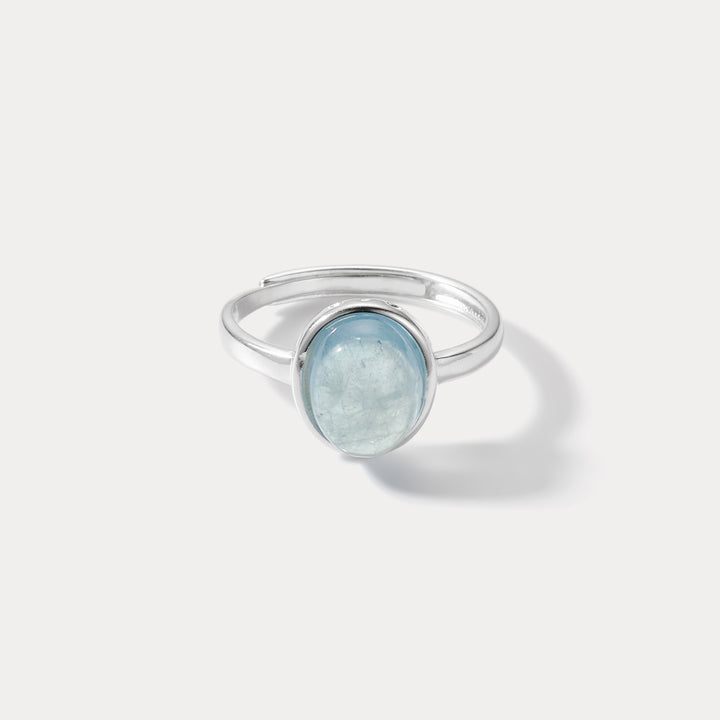 Selenichast Oval Ocean Ring