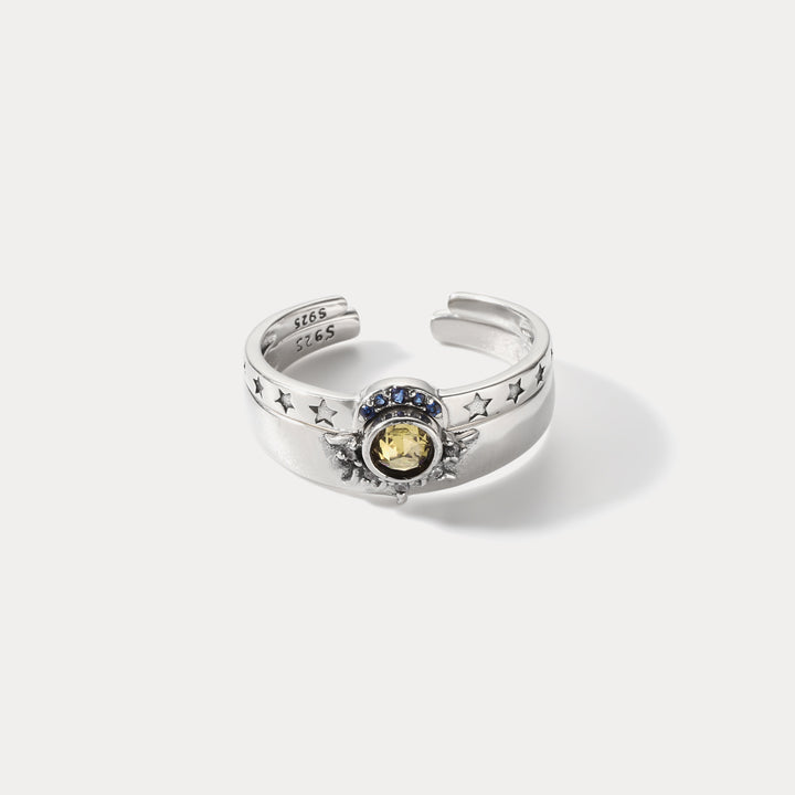 Selenichast Silver Celestial Trilogy Ring