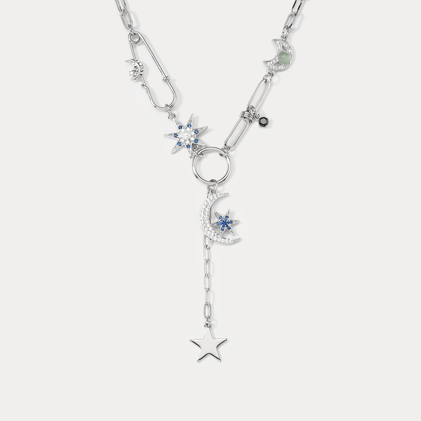 Guardian of the Stars and Moon Luxurious Necklace