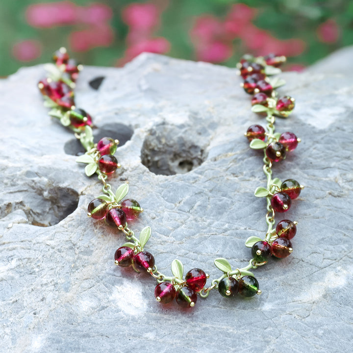 Cranberry Fruit Necklace