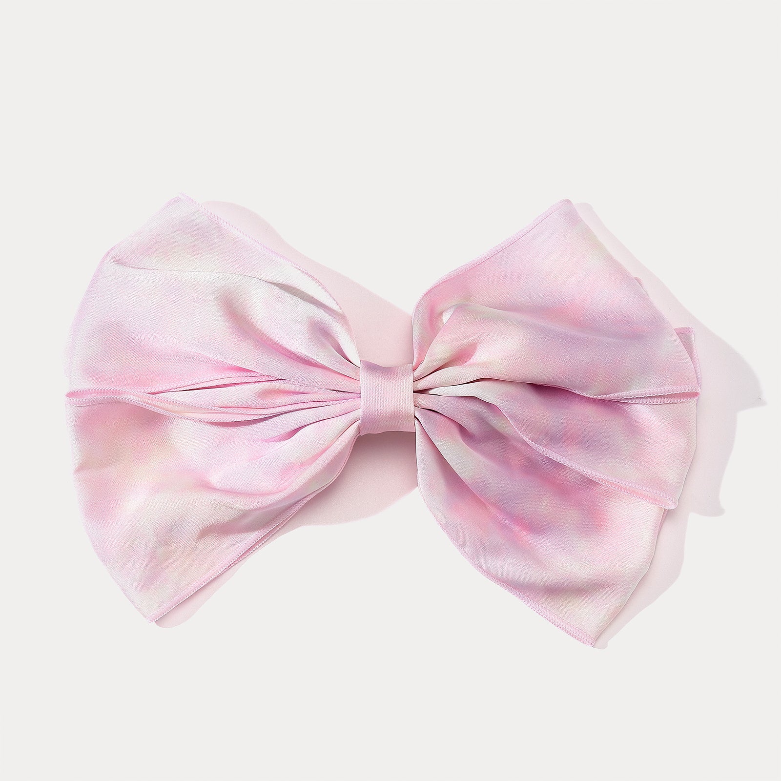 Selenichast Tie Dye Pink Bow Hair Clips
