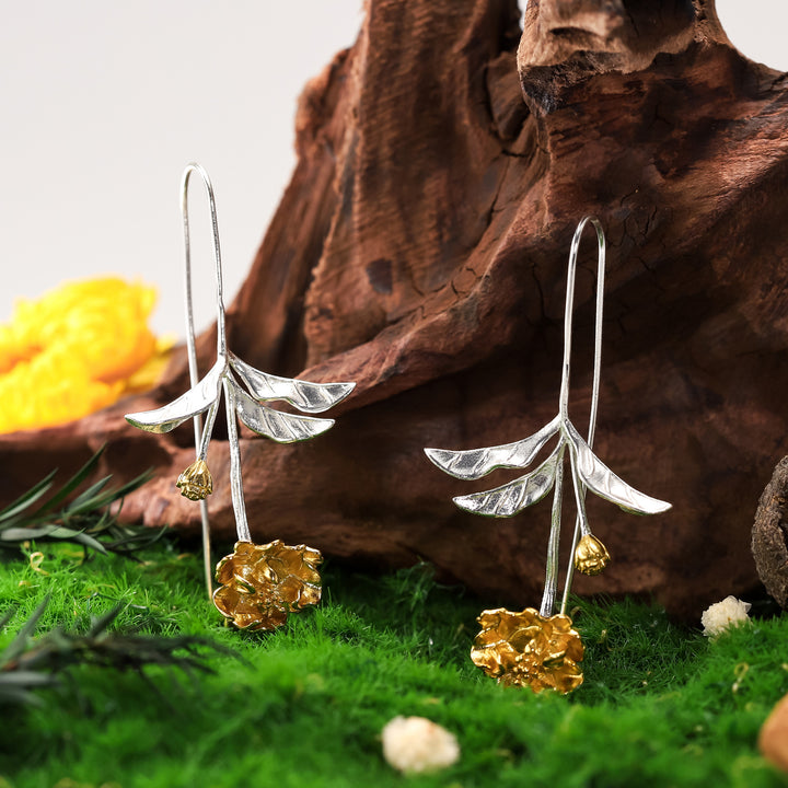 Sakura Hook Nature Earrings