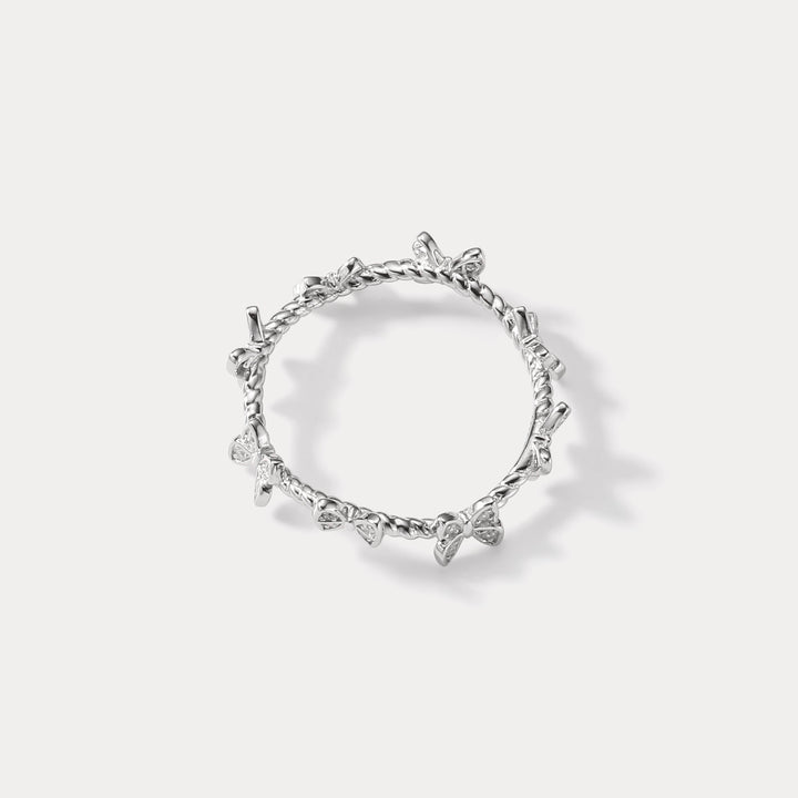 Butterfly Diamond Fashion Ring